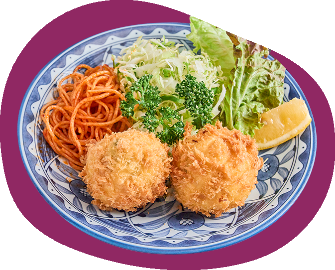 豆腐チーズコロッケ定食